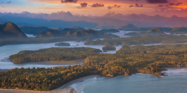 Water and islands of the British Columbia coast